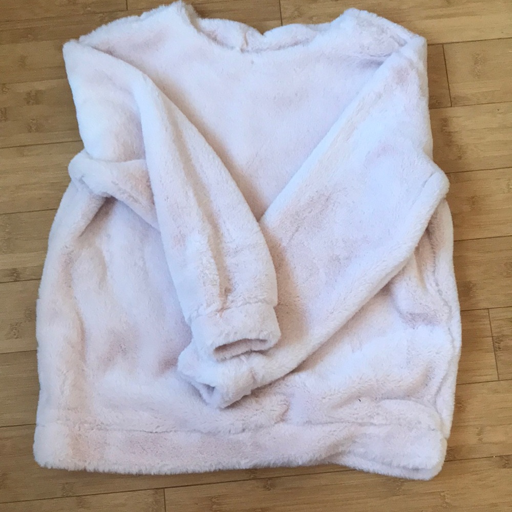 pink soft sweater